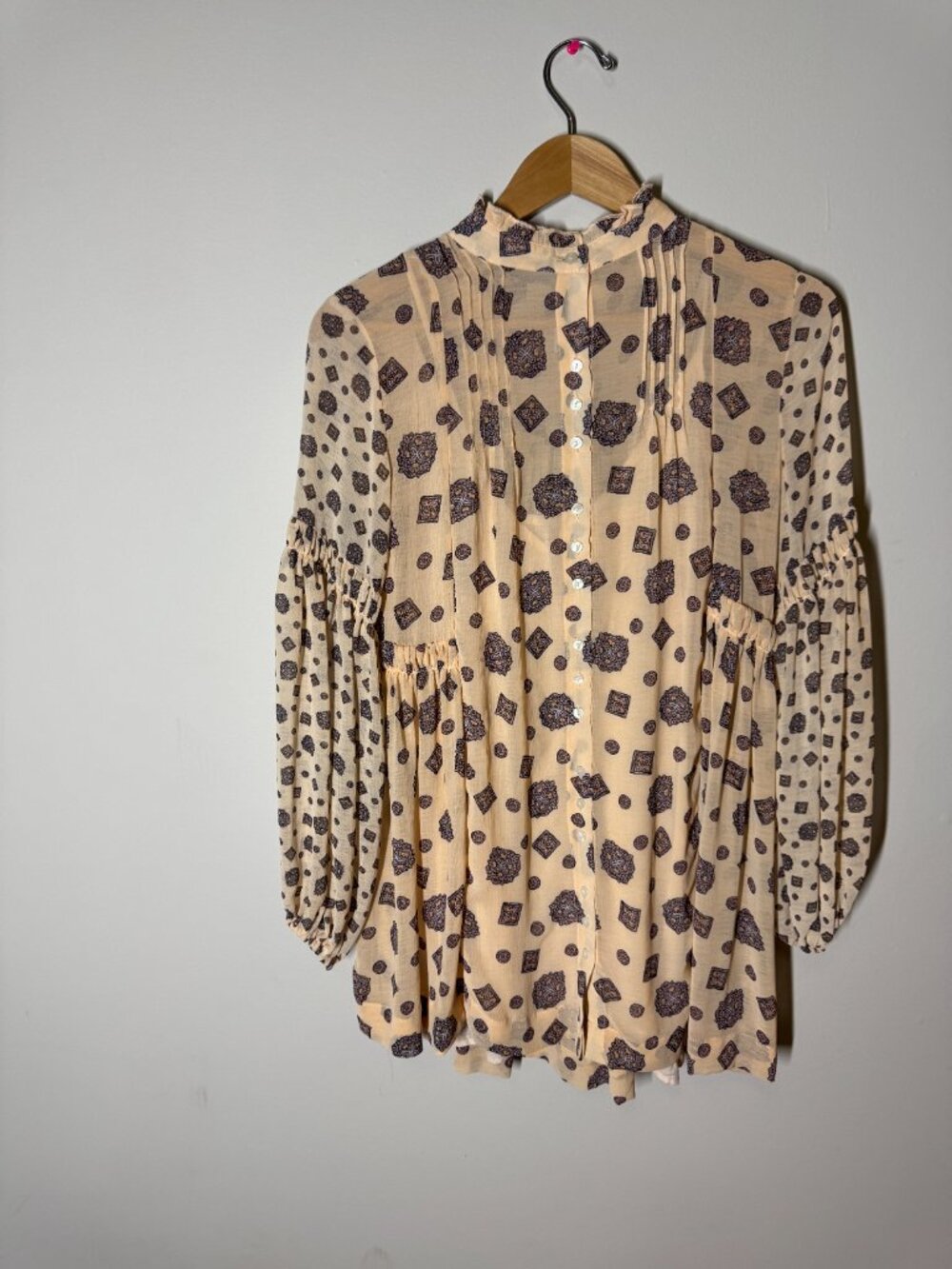Free People Women's Turn Turn Mini Dress w/ Medallion Print Sz. XS - Picture 2 of 7